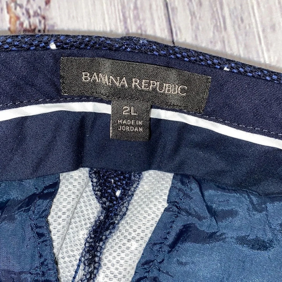 BANANA Republic navy Swiss dot size 2 long pants with pockets - Picture 4 of 9